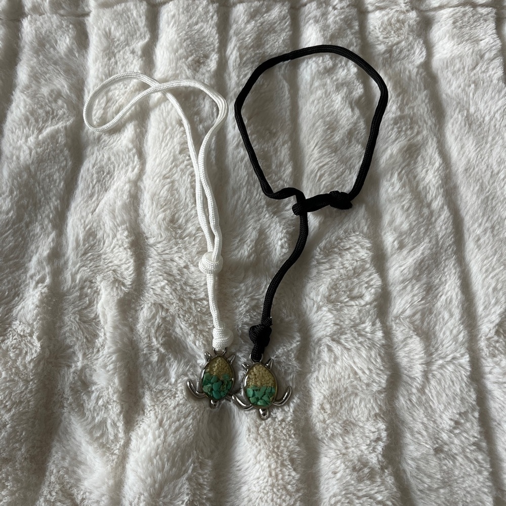 Silver Turtle Pendant Necklaces